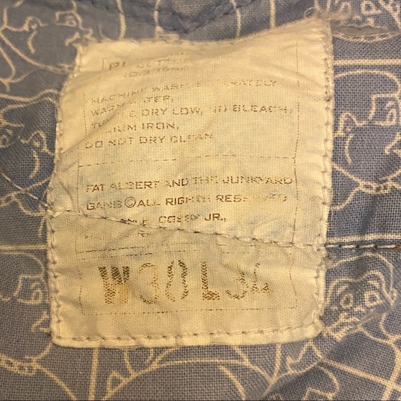 RARE ! Russell Character From Fat Albert FUBU Y2K Jeans Approx 36” x 31” - Picture 13 of 14